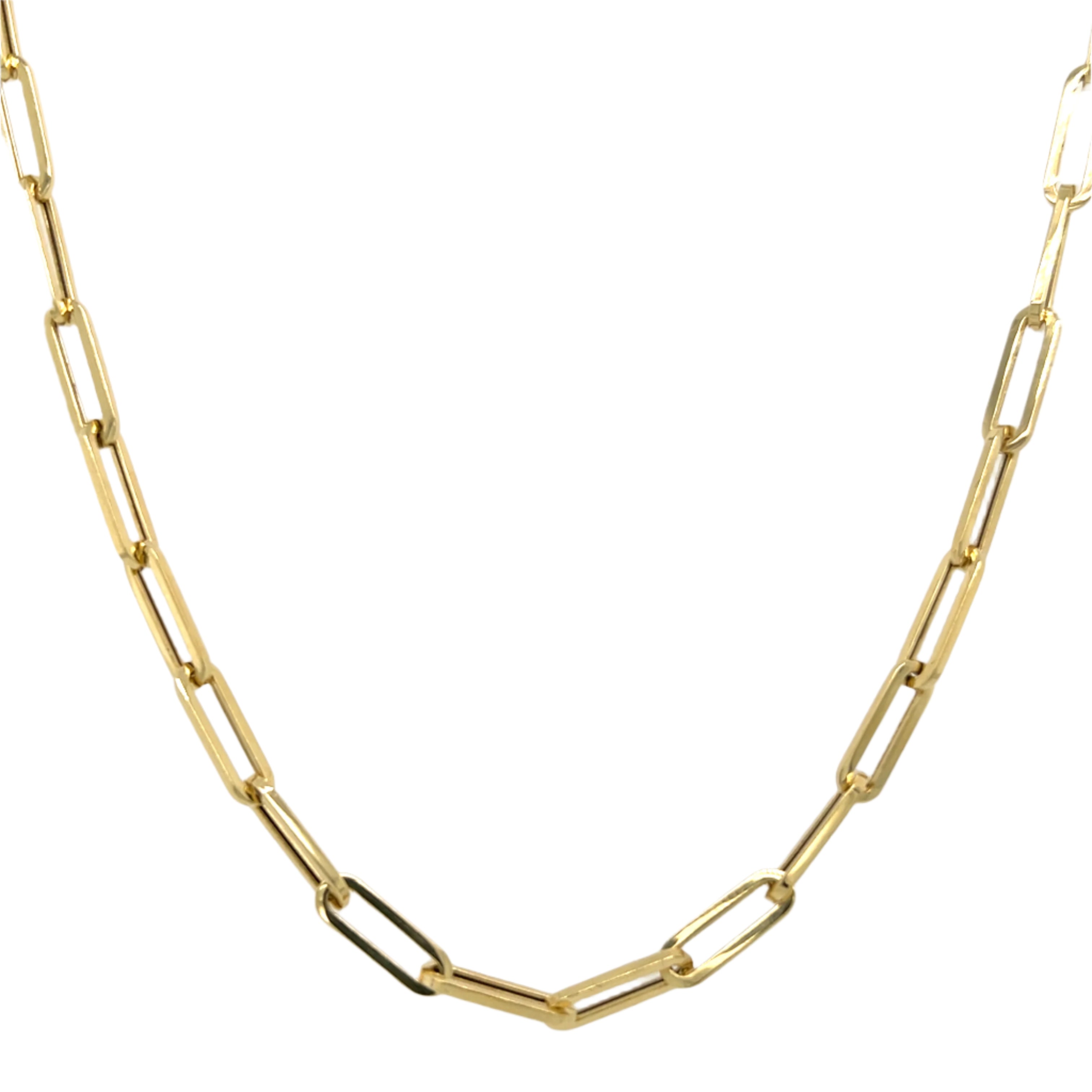 Squared Paperclip Chain "3.25mm"