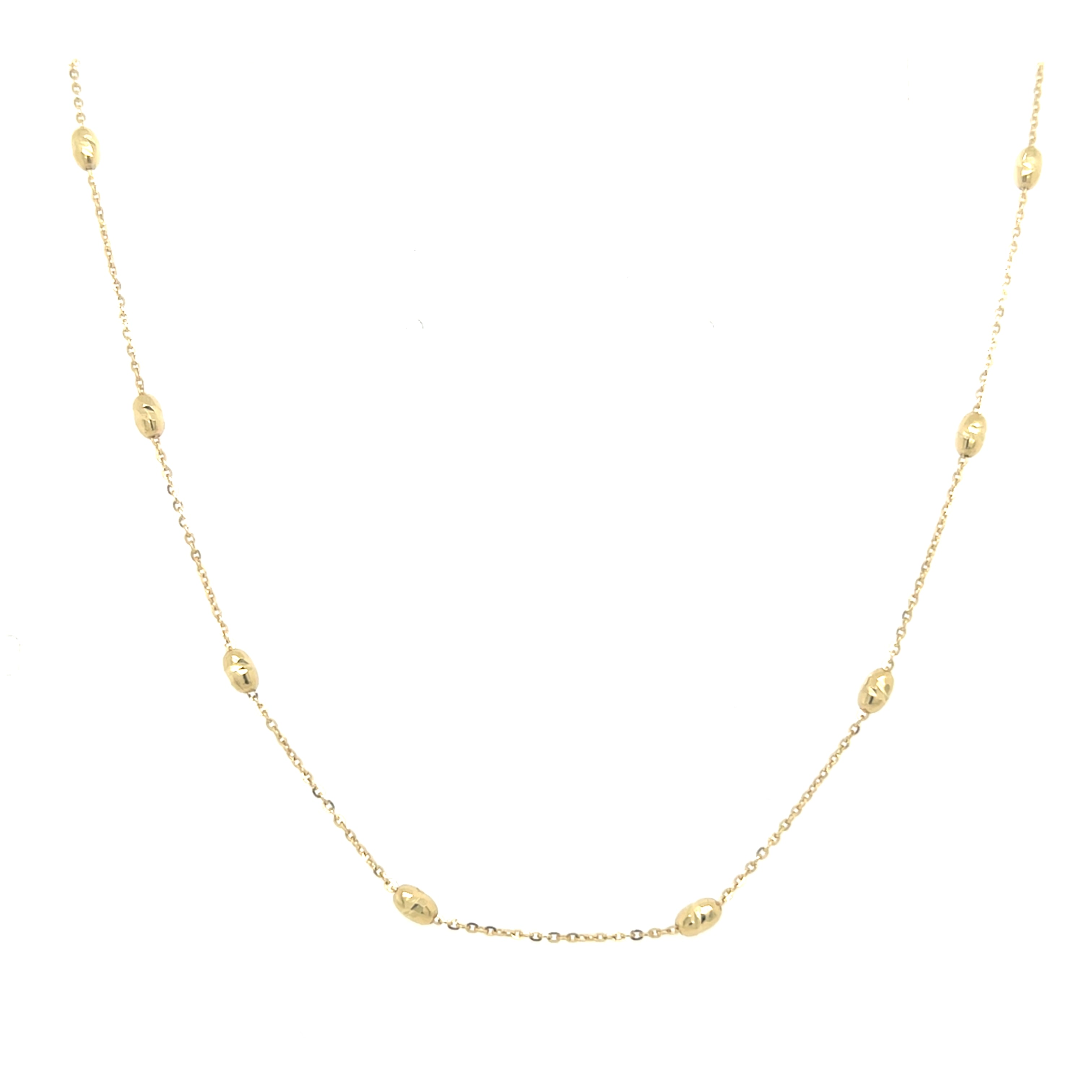 Diamond Cut  Bead  Chain