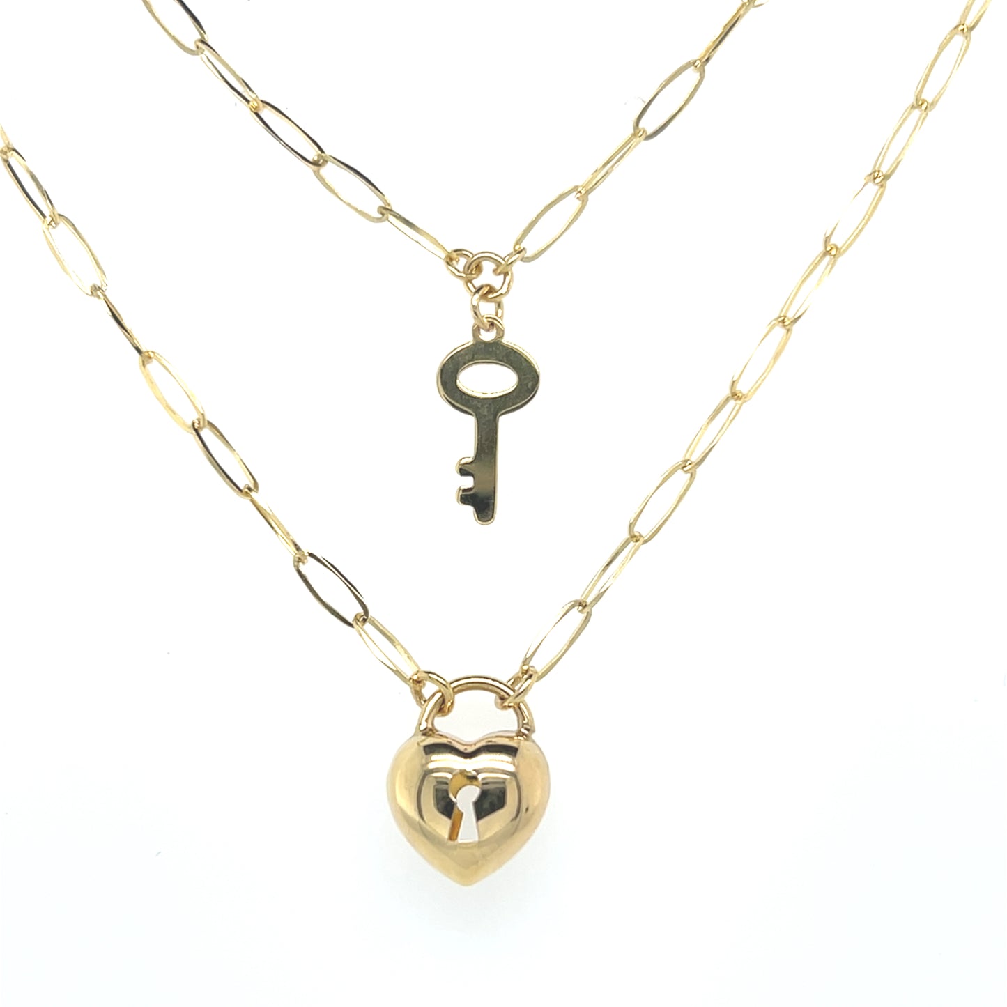 Padlock and Key Necklace