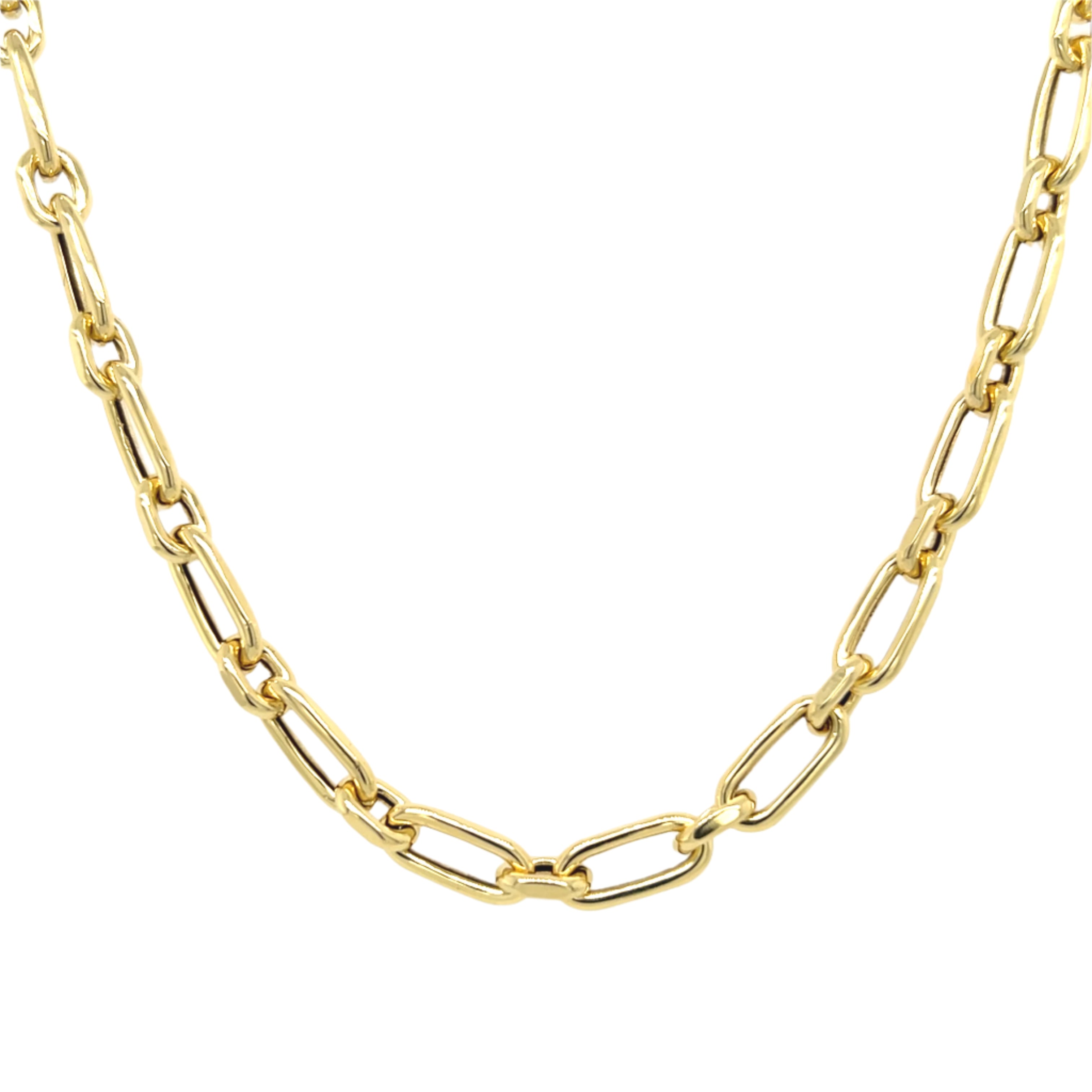 Rounded Paperclip Chain "5.4mm"