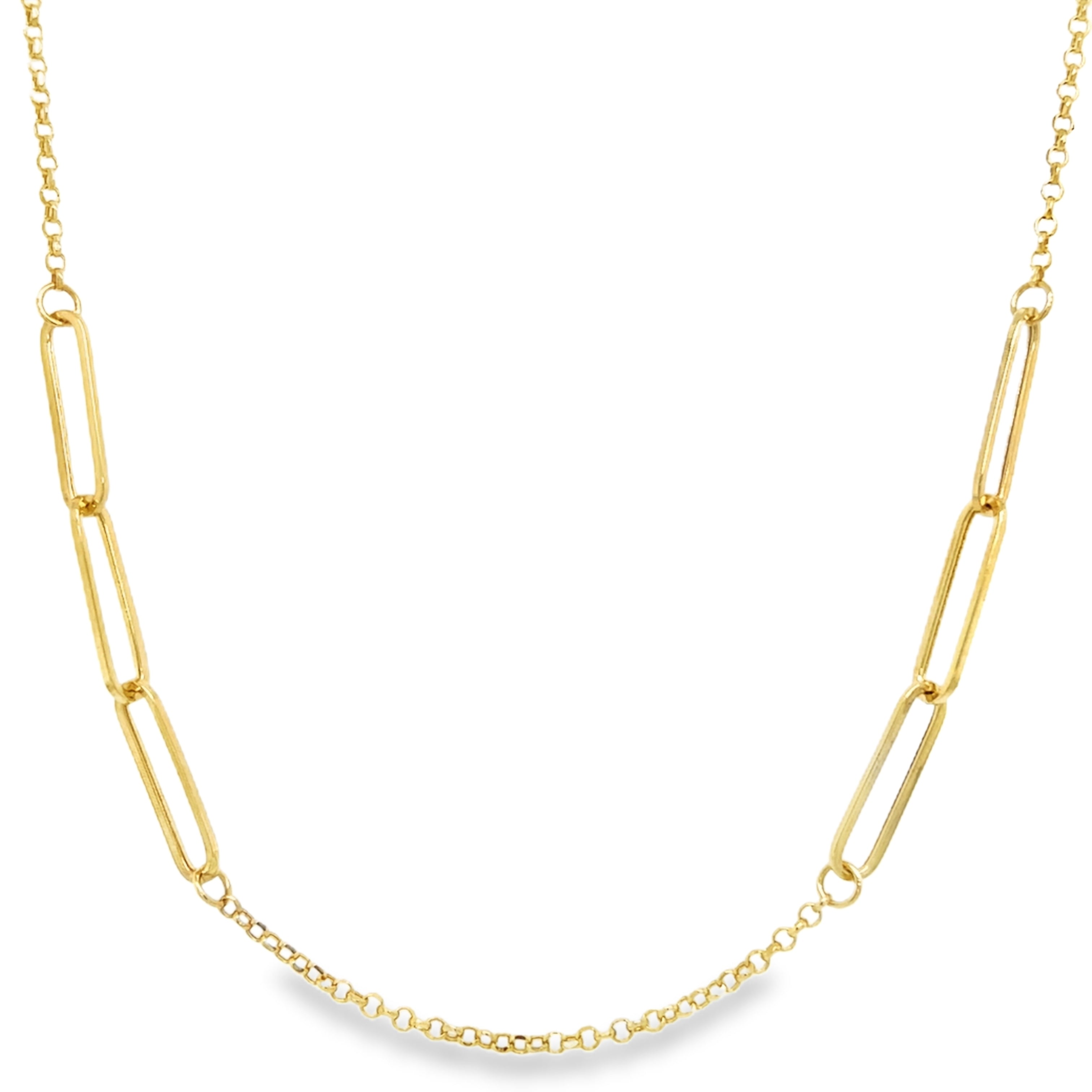 Combo Chain "2" - Paperclip & Rolo