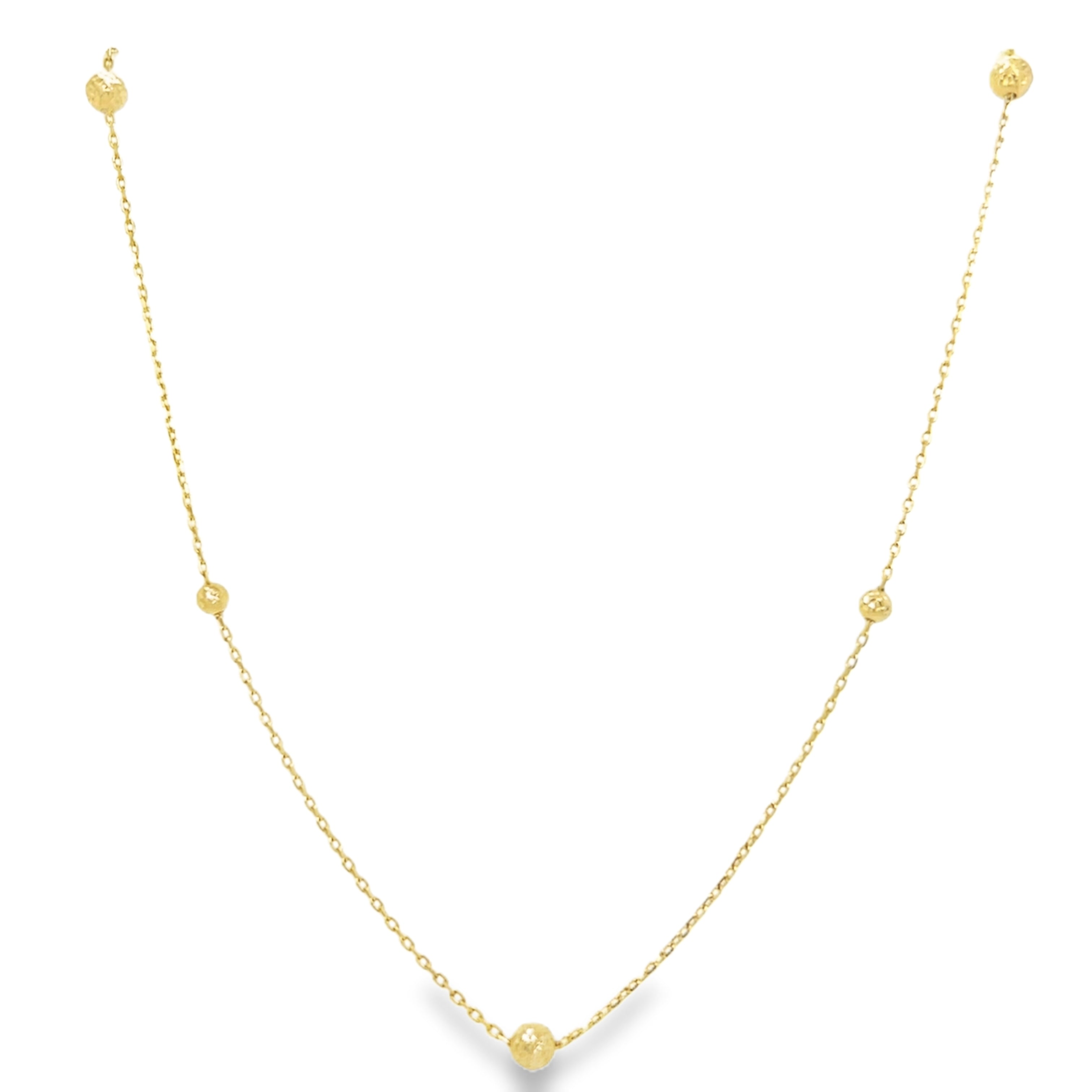 14K Gold Bead Chain