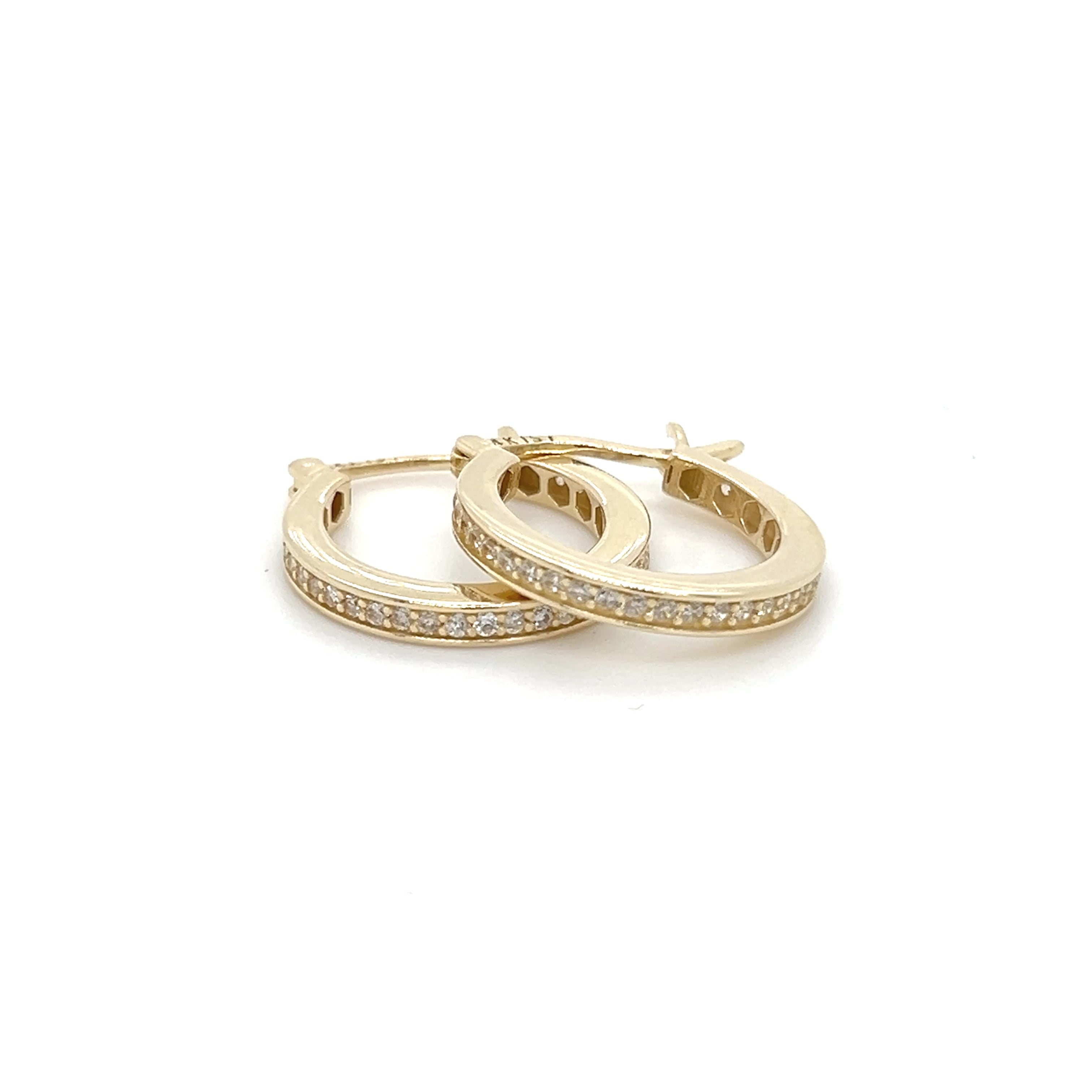 Eternity Hoop Earrings