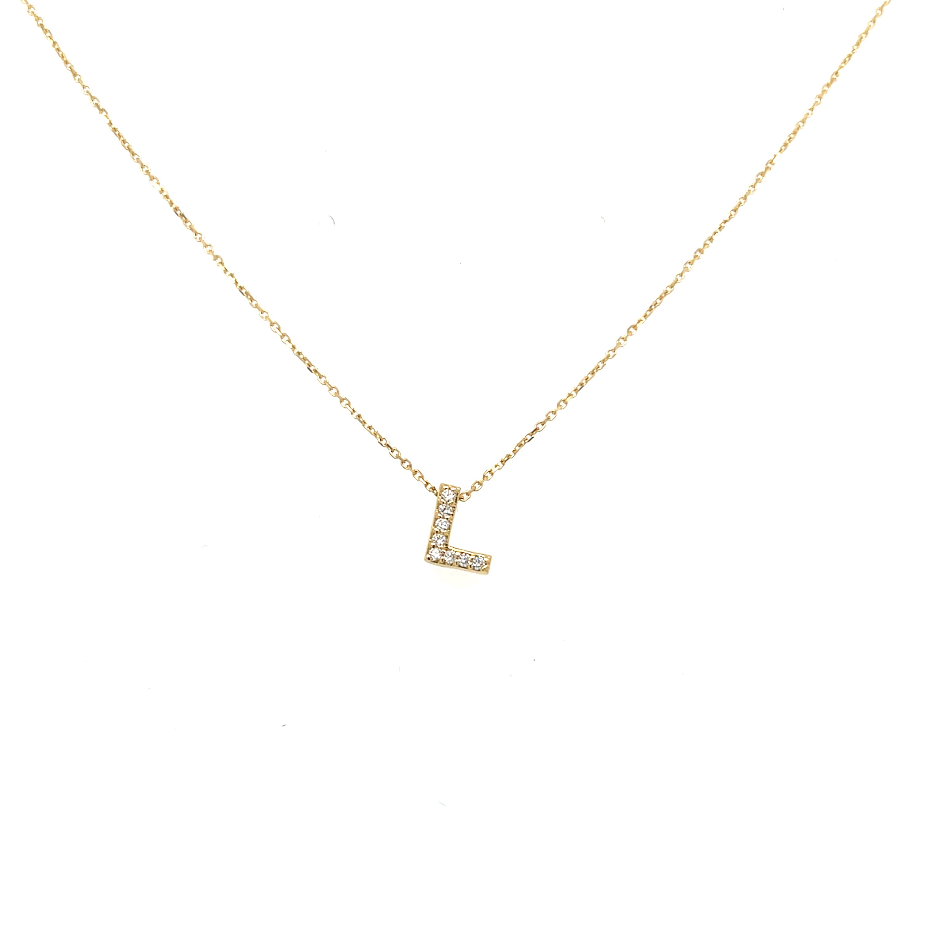 Elegant Gold Initial Necklace