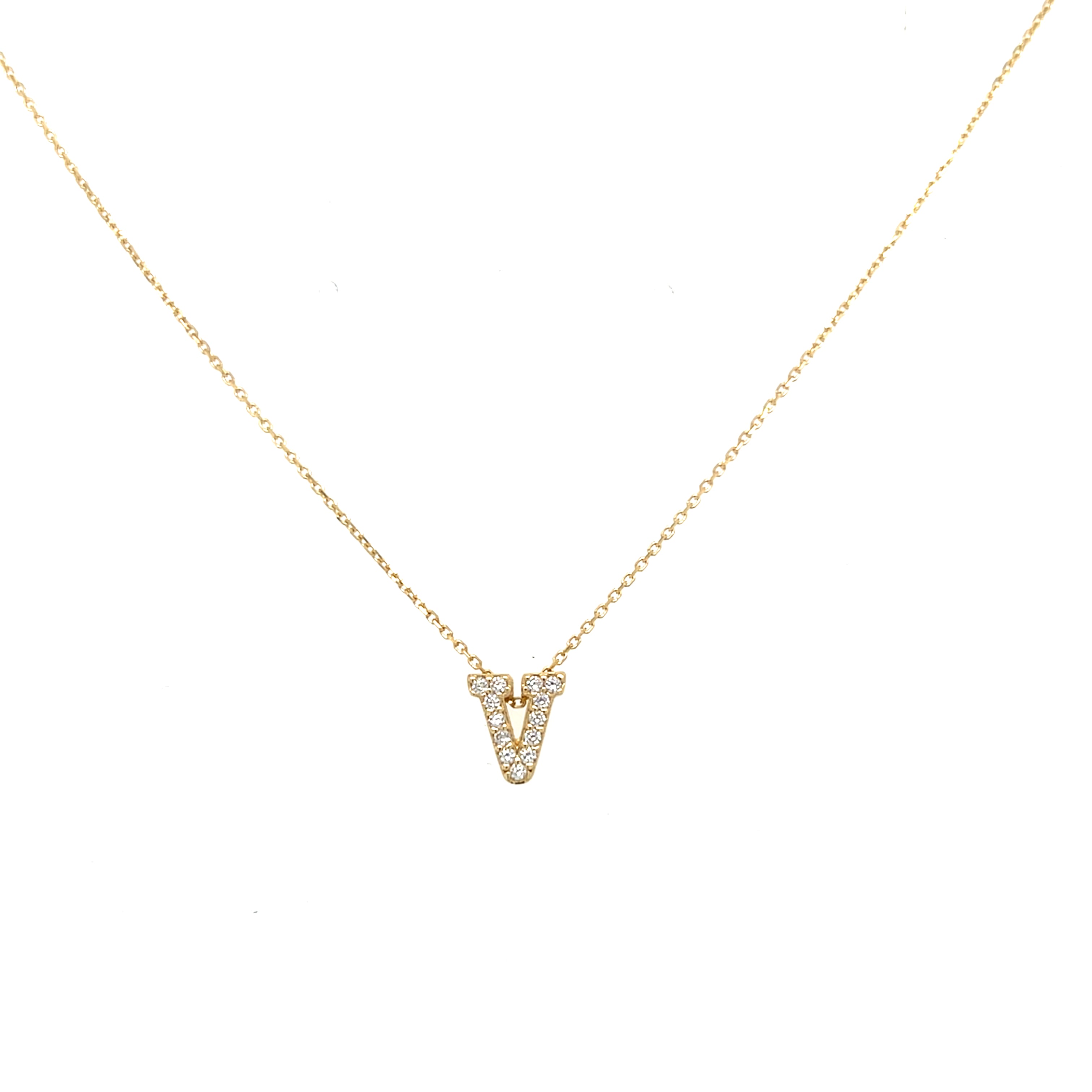 Elegant Gold Initial Necklace