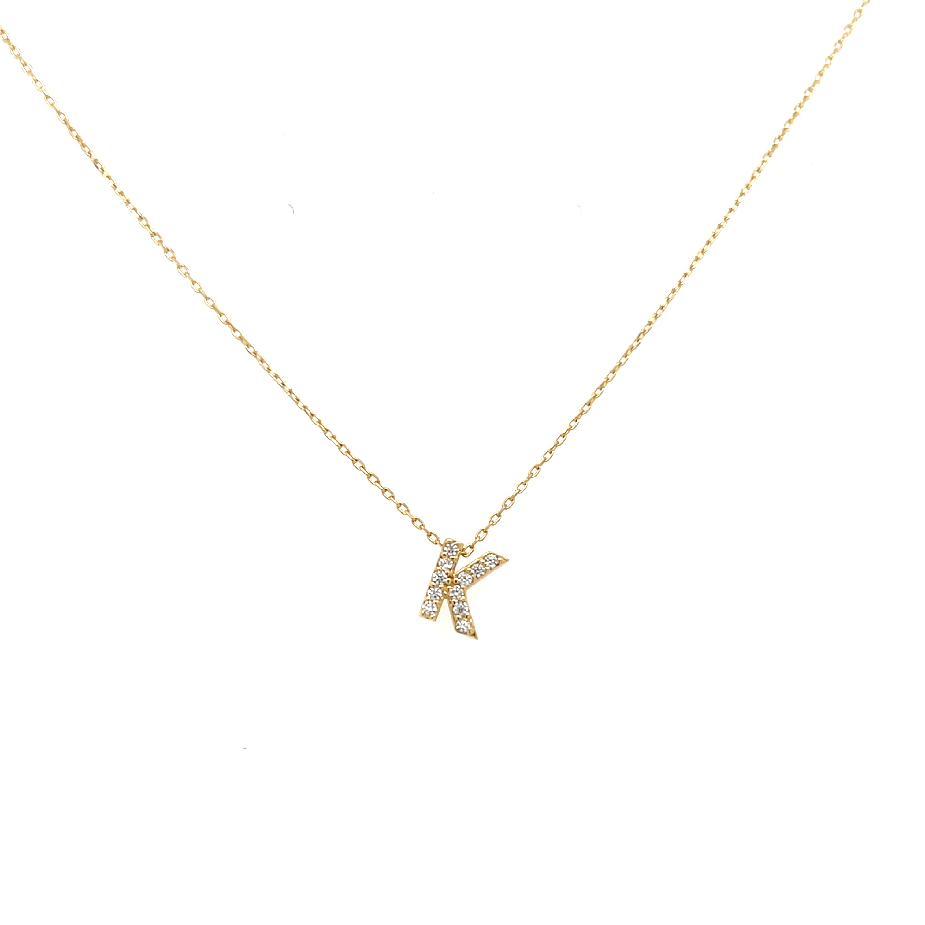 Elegant Gold Initial Necklace
