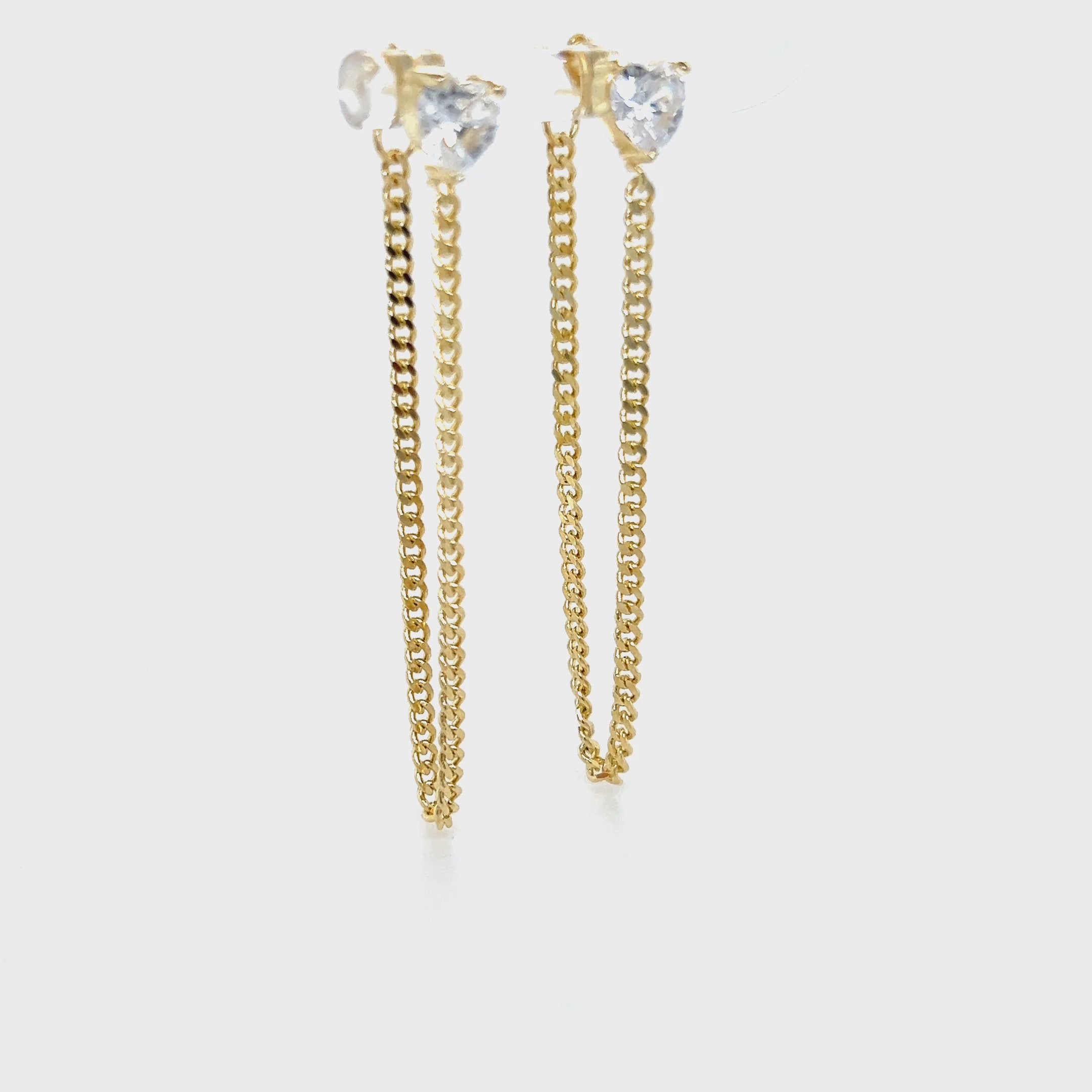 Chain Stud Earrings