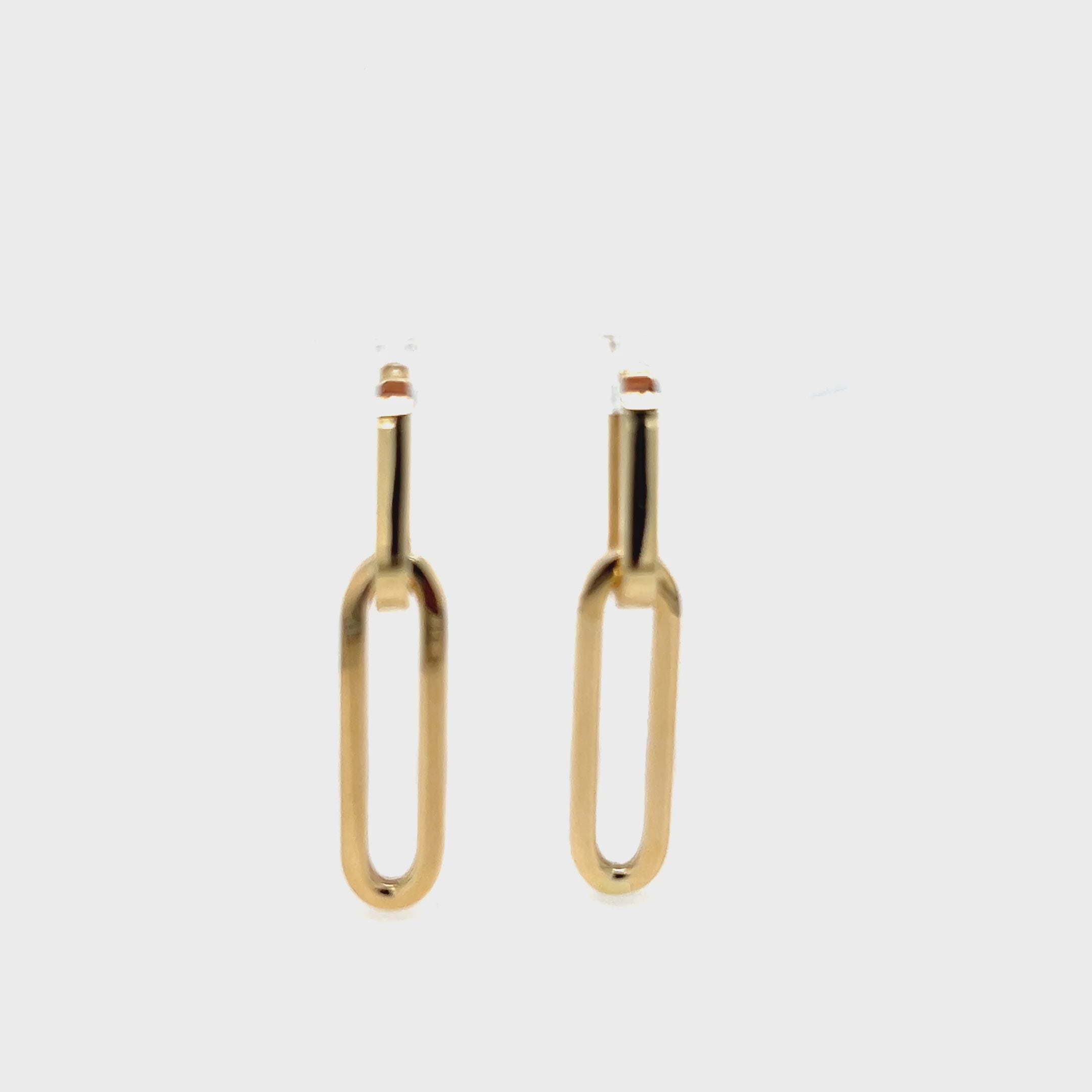 Paper Clip Earring